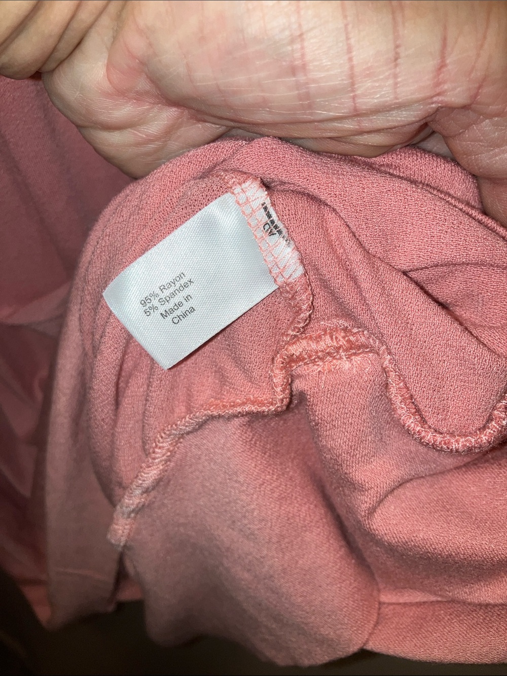 Lane Bryant Dusty Rose Wrap-Style Top 18/20 - Picture 3 of 4